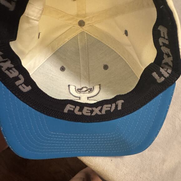 2 Hooey Texas Adjustable Snapback Cap Hat Western Rodeo roping Grey Blue L/XL - Picture 9 of 10